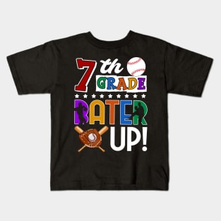 7th Grade Batter-up! Baseball Back to School Kids T-Shirt